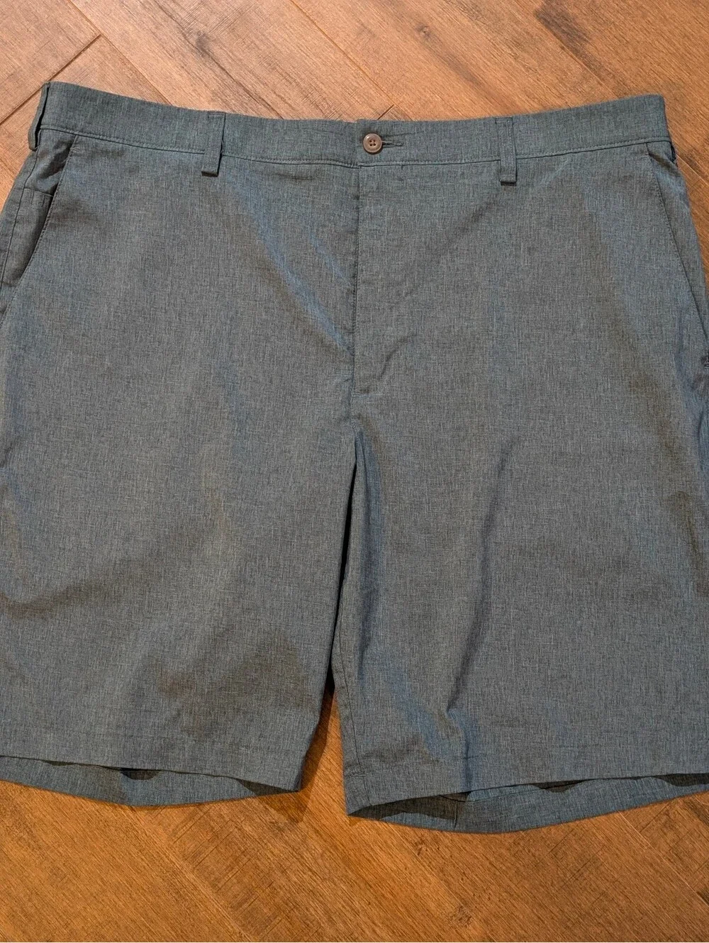 Perry Ellis Portfolio/PGA Mens Performance Gold Shorts -Blue/Teal  Size 40